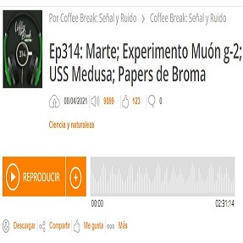 Podcast CB SyR 314: Marte, el experimento Muon g−2, USS Jellyfish y las bromas del uno de abril | Ciencia-Física | Scoop.it