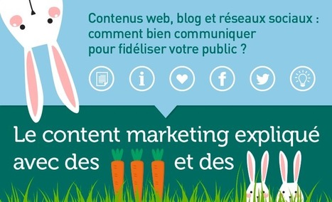 Le Content Marketing expliqué en infographie avec des carottes et des lapins | SoShake | Scoop.it