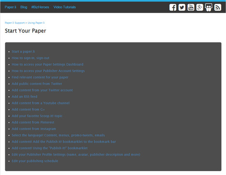 Start your Paper – Paper.li Support | ED 262 Research, Reference & Resource Skills | Scoop.it