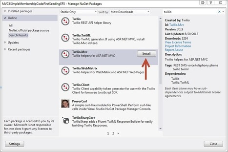 Two-Factor Authentication ASP.NET MVC 4 Registration with Twilio SMS | React & Web Development | Scoop.it