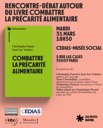 FRANCE : Combattra la pr&eacute;carit&eacute; ALIMENTAIRE | CIHEAM Press Review | Scoop.it