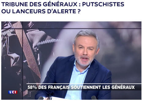 « Tribune des généraux » : LCI et la construction sondagière de « l’opinion publique » | Résistances | Scoop.it