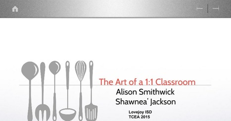Session Slideshow: Art of a 1-1 TCEA.ppt | Blended Technology and the 21st Century Classroom | Scoop.it