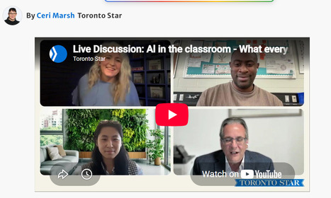 Toronto Star - thanks to Ceri Marsh and Janet Hurley for a great discussion with Lydia Cao and Jason Bradshaw on the realities of AI in Ontario classrooms this year - lots of tips for parents. | iGeneration - Humane Use of Technology in an AI world (Pedagogy & Digital Innovation) | Scoop.it