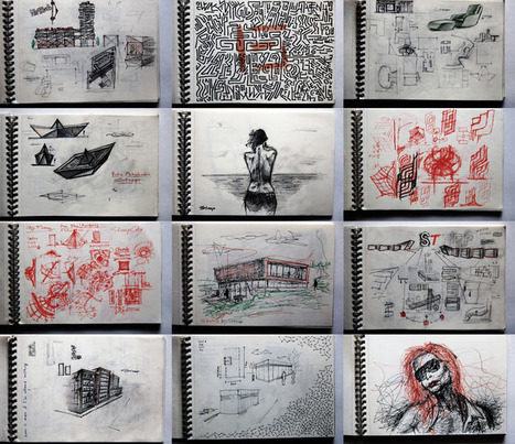 50 Ejemplos De Bosquejos En Un Sketchbook Her