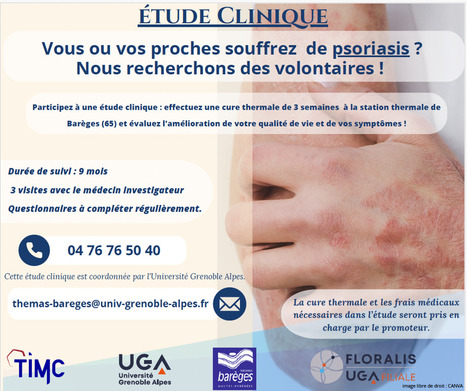 Les thermes de Bar&egrave;ges recherchent 70 personnes atteintes de psoriasis pour mener une &eacute;tude clinique | Vall&eacute;es d'Aure & Louron - Pyr&eacute;n&eacute;es | Scoop.it