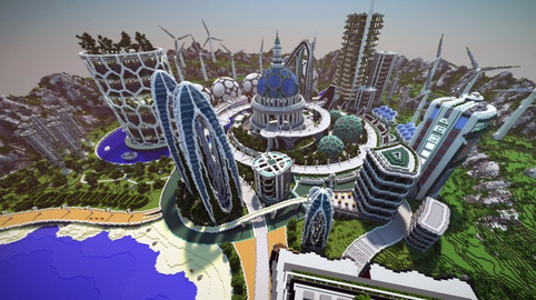 Climate hope city : la ville du futur imaginée par The Guardian et Minecraft | Veille territoriale AURH | Scoop.it
