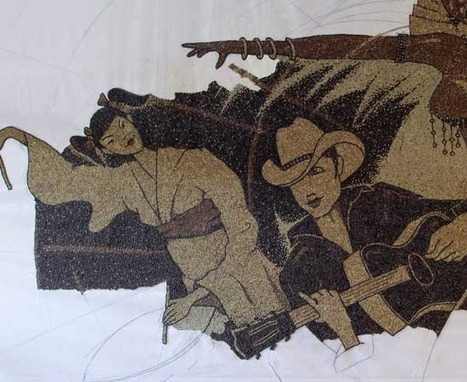 Saimir Strati Creates Impressive Mosaic from One Million Coffee Beans | Strange days indeed... | Scoop.it