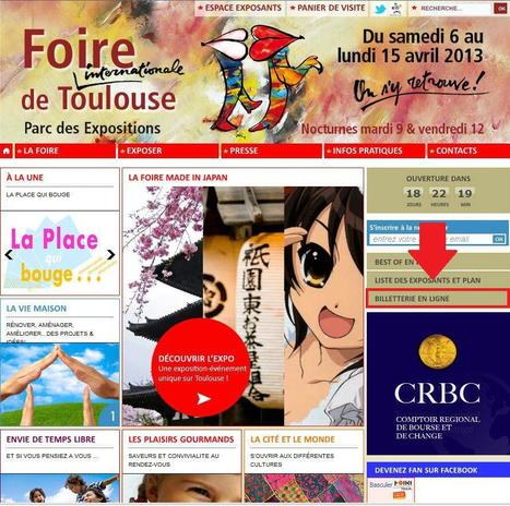 Twitter / foiredetoulouse : La billeterie en ligne de la #Foire ! - CHER & + PRATIQUE : un tarif unique web à 5 euros | La lettre de Toulouse | Scoop.it