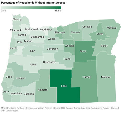 New Funding Will Kickstart Internet Infrastructure in Rural Oregon. Here&rsquo;s Where It&rsquo;s Needed Most. | by&nbsp;Khushboo Rathore, Oregon Journalism Project | BendSource.com | Surfing the Broadband Bit Stream | Scoop.it