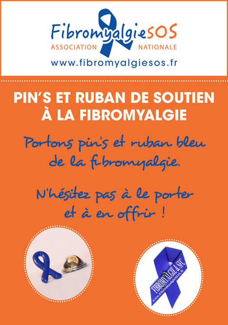 Pensez &agrave; porter pin&rsquo;s et rubans, symboles de la reconnaissance de la fibromyalgie &ndash; La journ&eacute;e mondiale approche &hellip; | Association FibromyalgieSOS | Association FibromyalgieSOS | Scoop.it