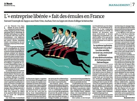 L’«entreprise libérée» fait des émules en France | Liberté & Cie | Intelligence collective et facteur humain | Scoop.it