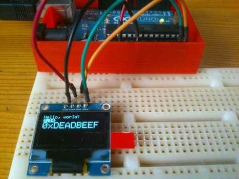 Interfacing 0.96″ OLED Display with Arduino UNO | #Coding #Maker #MakerED #MakerSpaces  | 21st Century Learning and Teaching | Scoop.it