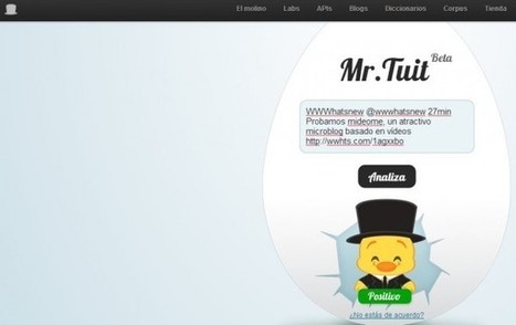 Mr. Tuit, análisis de sentimientos en Twitter | Utilización de Twitter la Educación | Scoop.it