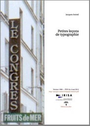 Petites leçons de typographie | Mes ressources personnelles | Scoop.it