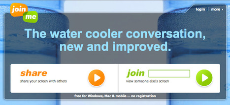 Join.me une solution simple et gratuite pour organiser une conf&eacute;rence Web | Time to Learn | Scoop.it