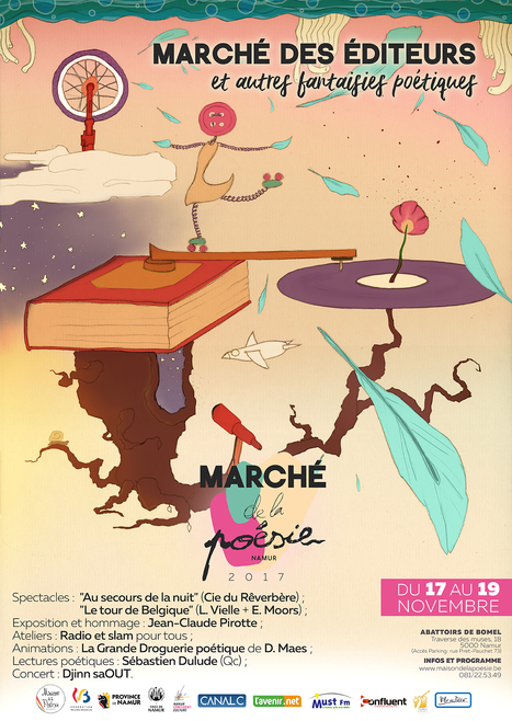 (agenda) 17 au 19 novembre 2017, Namur, &laquo; March&eacute; des &eacute;diteurs et autres fantaisies po&eacute;tiques &raquo; | Poezibao | Scoop.it