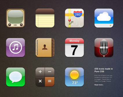 Coding Kung-fu: 35 Graphics Built Purely With CSS3 | Creative_me | Scoop.it