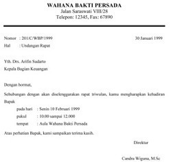 480 Contoh Surat Undangan Rapat Volly HD