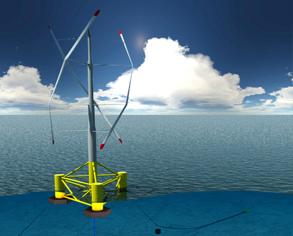 Éoliennes flottantes - Un site d'essais autorisé en Méditerranée | Construction, réhabilitation et aménagement durables en Méditerranée | Scoop.it