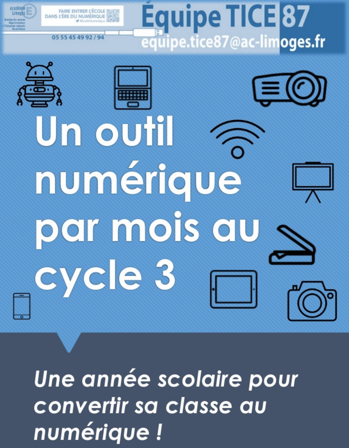 Un outil numérique par mois | TIC, TICE et IA mais... en français | Scoop.it