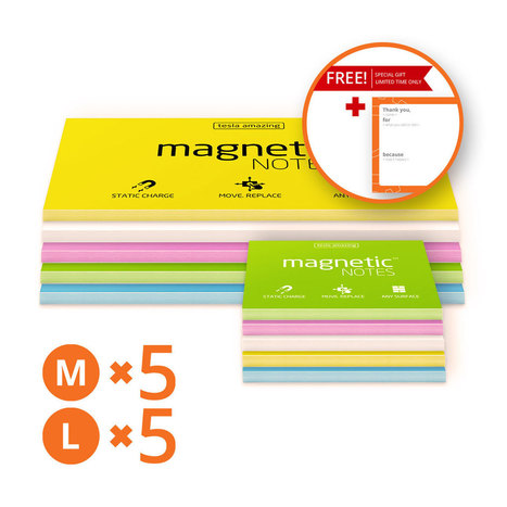 Magnetic Notes: A Set of 5 M & 5 L Sized Pads | Devops for Growth | Scoop.it