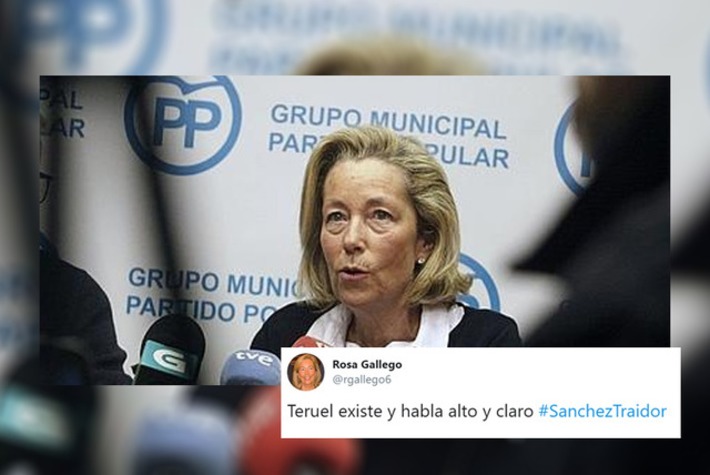 Twitter se mofa de la secretaria general del PP en A Coruña tras confundir una manifestación españolista en Madrid con Teruel | Partido Popular, una visión crítica | Scoop.it