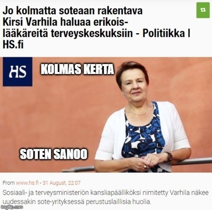 Lopullinen sote mutta vanha kokki | 1Uutiset - Lukemisen tähden | Scoop.it