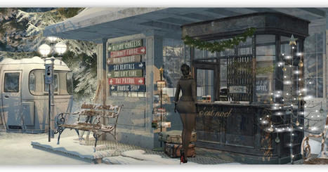 Where our journey begins in a wintery atmosphere (moderate) - Second Life | Second Life Destinations | Scoop.it