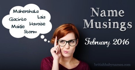 Name Musings: February 2017 | Name News | Scoop.it