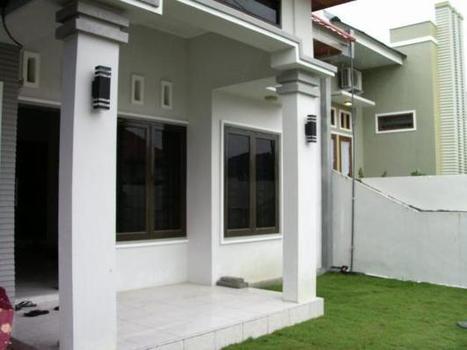 Contoh lampu teras rumah minimalis