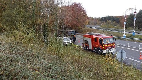A64 : un camion de l’armée se renverse au niveau de la bretelle de Capvern | Vallées d'Aure & Louron - Pyrénées | Scoop.it