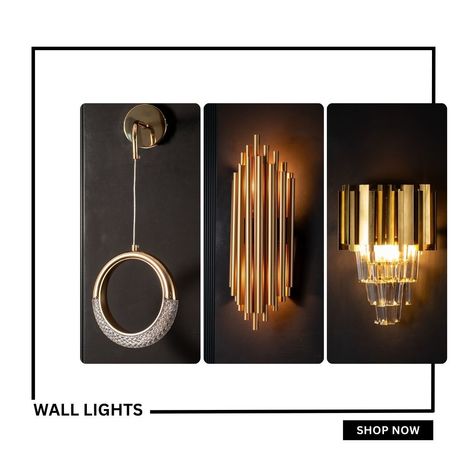 Buy Modern Wall Lights online at Best Prices In India | Whispering Homes | Home Decor Items and Accessories | Scoop.it