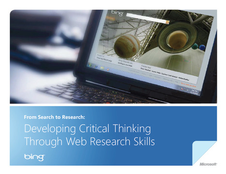 Critical Thinking Teaching Guide - Microsoft | Eclectic Technology | Scoop.it
