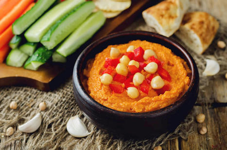 Roasted Pepper Hummus&nbsp;| Call: 915-850-0900 or 915-412-6677 | Healthy Foods | Scoop.it