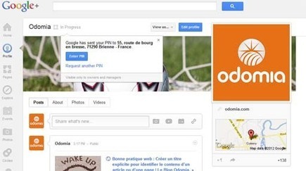 Mini-tuto : Faites vérifier votre page Google + entreprise en 5 étapes ! | Time to Learn | Scoop.it