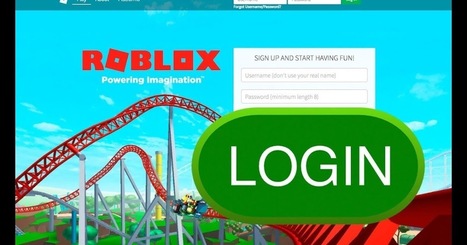 Roblox Login Page