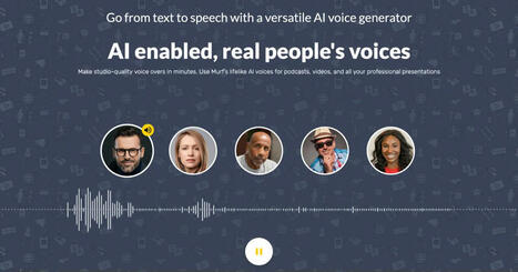 AI Voice Generator: Versatile Text to Speech Software | Murf AI | Useful Tools, Information, & Resources For Wessels Library | Scoop.it