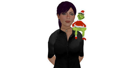 Virtual Vagabond - Free Animated Grinch Shoulder Doll | Second Life Freebies | Teleport Hub | Scoop.it