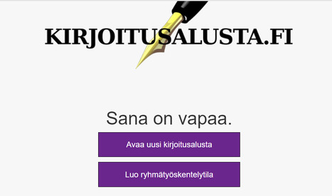 Kirjoitusalusta.fi - Se helpompi vaihtoehto! | 1Uutiset - Lukemisen tähden | Scoop.it
