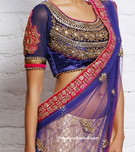Beautiful Blouse Designs for Bridal Wear, Wedding Saree blouse Designs 2015 | Indian Fashion Updates | Scoop.it