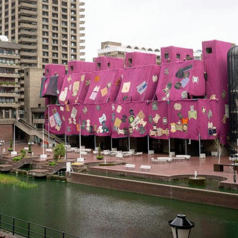 Ibrahim Mahama wraps Barbican Centre in swathes of pink fabric | What's new in Design + Architecture? | Scoop.it