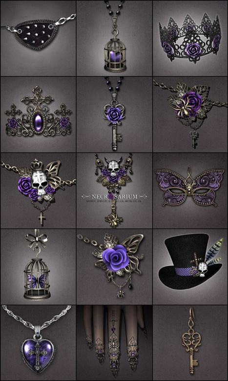 Necrosarium Gothic Jewelry II << S-Club Privée | Les Sims | Scoop.it