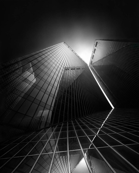 Equivalents I - Pennzoil Place Houston TX - Black and White Fine Art Photography | Julia Anna Gospodarou | Photography by products | Scoop.it