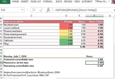 Free Controllable Time Worksheet Template For E...