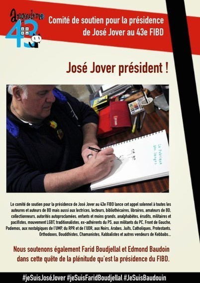 Comité de soutien pour la présidence de José Jover au 43e FIBD | Le Malouin | Scoop.it