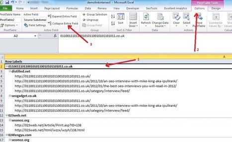 Competitive Link Analysis: Link Intersect in Excel | Time to Learn | Scoop.it