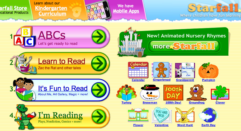 Starfalls Learn To Read With Phonics Mcclend