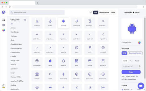 Unicons icon library: impresionante colección de iconos personalizables | TIC & Educación | Scoop.it