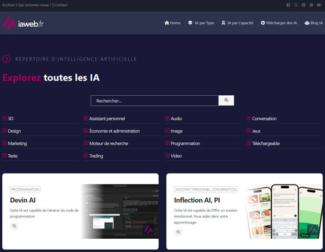 IAweb.fr | L'annuaire des IA en français | Time to Learn | Scoop.it